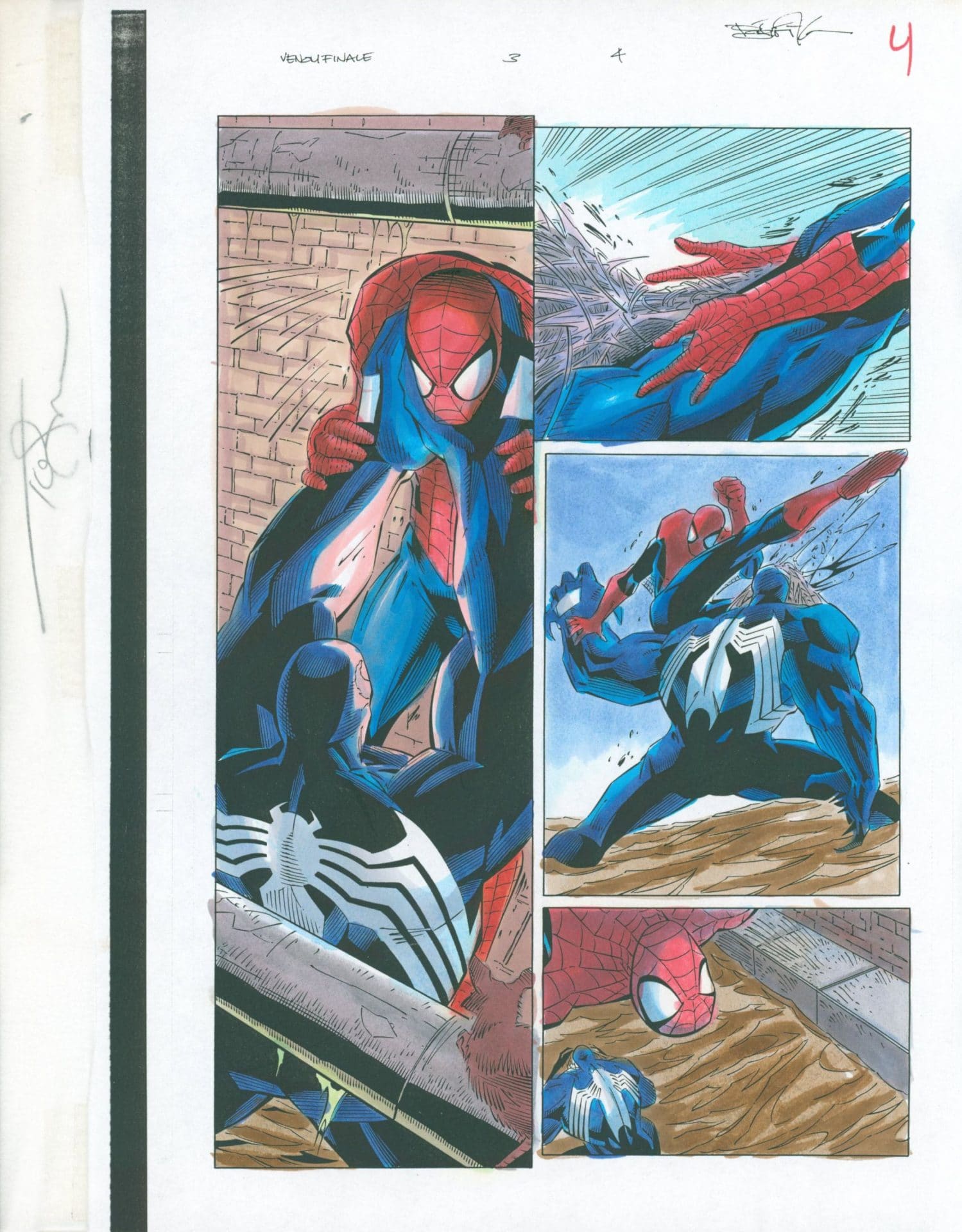 Venom: Finale #3, s. 4 (dwa kolory)